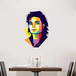 Sticker Studio Michael Jackson Wall Sticker & Decal (PVC Vinyl,Surface Covering Area - 39 x 58 cm)