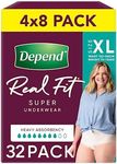 Depend Real Fit Incontinence Underw