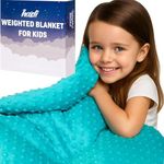 Super Soft 5 Lbs Weighted Blanket for Kids with Removable Cover - 36" x 48" Children Heavy Blanket for Girls and Boys Between 40-60 lbs - Kids Weighted Blankets