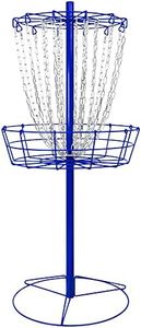 Remix Double Chain Practice Basket for Disc Golf (Royal Blue)