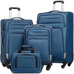 Coolife Luggage 4 Piece Set Suitcas