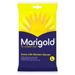 MARIGOLD KITCHEN GLOVES ORIGINAL EXTRA LIFE CLEANING LARGE SIZE WHOLESALE BULK PRICE OPTIONS (6)