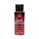 Folkart Lipstick Red Enamels - 2oz