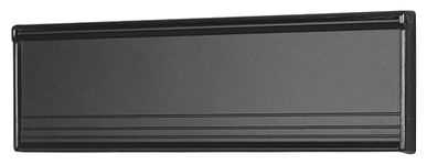 Draft Dodger 11.5"" Insulated Universal Surface Mount Matte Black Mail Slot Mailbox