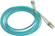 1-Pack Fiber Patch Cable 10G Gigabit Fiber Optic Cable LC to LC OM3 Duplex Multi Mode 50/125 2m 3m 5m (3m)