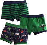 VAENAIT BABY 2T-7T Toddler Kids Underwear Boxer Briefs 3-Pack Set Airplane XL