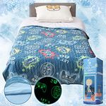 Anowpo Cooling Blankets for Hot Sleepers,Glow in The Dark Blanket Game Controller Gifts for Boys,Q-Max>0.4 Arc-Chill Cooling Fiber,1-12 Year Old Teen Boys Gifts,Soft Cozy Gamer Blanket,50"x60"