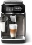 Philips 3300 Series Fully Automatic Espresso Machine - 6 Beverages, Modern color touch screen display, LatteGo milk system, SilentBrew, 100% Ceramic Grinder, AquaClean Filter, Black Chrome (EP3347/90)