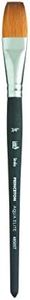 PRINCETON Aqua Elite Series P4850 Flat Long Size 3/4 Inch Short Handle Contour Size 3/4 Inch