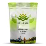 Hellenia Brewers Yeast Powder 500g | Natural Source of B Vitamins | Veggie Friendly