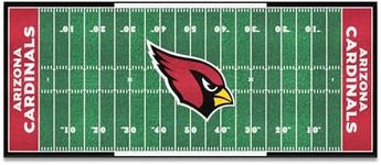 FANMATS - 7343 NFL Arizona Cardinals Nylon Face Football Field Runner 30"x72"