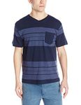 Burnside Men's Section Long Tee, Navy, XX-Large