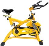 Kobo Heavy Duty Spin Bike with 18 Kg Flywheel (IMPORTED, Yellow)