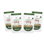 NIHKAN Dehydrated Instant Multi Mix Grains Sprouts - Cook in 5 mins | Mung, Moth, Finger Millet, Alfalfa sprouted seeds | High Plant Protein | Super Food Vegan Meal |100% Natural (Pack of 4)