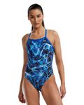 TYR Women's Durafast Lite Diamondfit Swimsuit Electro Blue