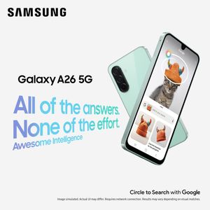 Samsung Galaxy A26 5G Smartphone, 256GB – Light Green