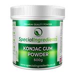 Konjac Gum Powder (Konjac Glucomannan) Premium Quality 500g - Vegan, Non-GMO, Gluten Free – Recyclable Container