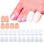 Skeerthy Small Gel Toe Protectors, 20 Pcs Pinky Toe Sleeves, Little Gel Toe Caps for Corns Remover, Callus Cushion, Bunion Treatment