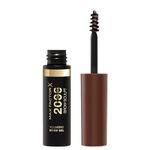 Max Factor 2000 Calorie Volumising Brow Sculpt Gel, Long-Lasting, Plumped & Fuller-Looking Brows, Waterproof, Smudge-Proof, Shapes & Intensifies, 004 Black Brown, 4.5ml