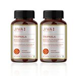 Jiva Triphala Tablet 500mg | 100% Ayurvedic Formulation Improves Digestion, Promotes Gut Health & Relives Constipation | Balances 3-Doshas | Excellent For Eye & Hair Issues - 120 Tablets (Pack Of 2)