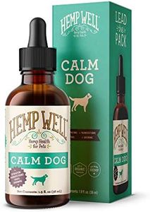 Hemp Well Calm Dog Oil Relieves Anxiety, Calms and Relaxes Your Dog, Aids in Stress Relief and Behavioral Issues, Organically Sourced (2 Ounces) - Dog Melatonin and Hemp for Small and Large Dogs