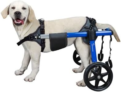 Virbraroo Large Dog Wheelchair for Back Legs, Upgraded All-Terrain Tires & Durable Bearings, Dog Wheelchair for 17.7"-27.5", 48.5-66.1 lbs Disabled or Injured Large Dogs