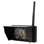 WNSC FPV Monitor, Wireless Receiver Monitor, 48-Channel 4.3 Inch Non-Radiation for RC FPV Quadcopter Drone Airplane RC Racing