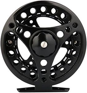 DZT1968 1Pc 100Ft Fly Reel 3/4,5/6,7/8 Wt Single Action Large Arbor Silver/Aluminum Fly Fishing Reel