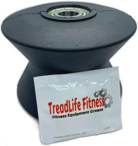 Elliptical Roller Wheel | Replacement for ProForm 20.0 CrossTrainer | 3"W x 4"D | Part #238880 | Free Bearing Grease Included