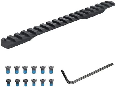 ohhunt Rail Mount 0 MOA Scope Mount Rail Picatinny Steel with #6-48#8-40 Screws Compatible with Savage Edge Savage Axis
