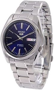 Seiko 5 Automatic Mens Day/Date Stainless Steel Bracelet WatchSNKL43, Blue, Chronograph,Self Winding Automatic,Automatic Watch