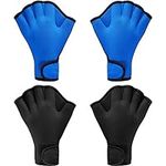 2 Pairs Swimming Gloves Aquatic Swi