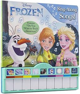 Disney Frozen Elsa, Anna, Olaf, and More! - Sing-Along Songs! Piano Songbook with Built-In Keyboard - Features "Do You want to Build a Snowman?" - PI Kids