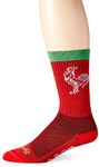 SockGuy, Men's Wool Socks - Small/Medium, Sriracha