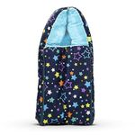 Baybee 3 in 1 Velvet Cotton Baby Bed Cum Carry Bed, Printed Baby Sleeping Bag-Baby Bed-Infant Portable Bassinet-Nest for Co-Sleeping Baby Bedding for New Born 0-6 Months Boy Girl (Velvet Blue)