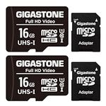 Gigastone 16GB 2-Pack Micro SD Card