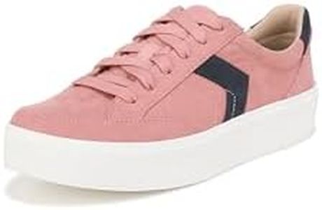 Dr. Scholl's Womens Madison Lace Sneaker Oxford Rose Pink Microfiber 11 M