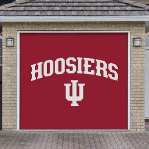 Indiana Hoosiers 7' x 8' College Sports Printed Garage Door Banner - NCAA Licensed - Tension Polyester - School Banner