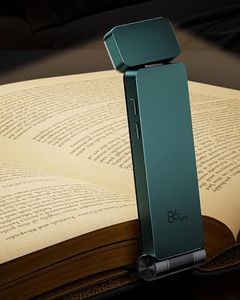 86lux Lampe de lecture, Lampe Lecture LED Ultra Légère Avec 3 Couleurs Ambrées et Gradation en Continu Pour La Lecture de Nuit pour Les Amateurs De Livres, Les Enfants,Vert
