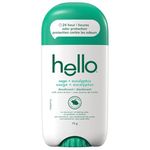 Hello Sage + Eucalyptus Natural Deodorant with Shea Butter, Aluminum Free, Parabens Free, 73g