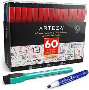 ARTEZA ARTZ-8897 Dry-Erase-Markers, 1 Count (Pack of 60), Multicolor 60