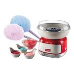 Ariete 2973 Retro Style Candy Floss Maker Machine, Suitable for Sugar or Candy, Easy, Plastic Cones & Measuring Spoon Included