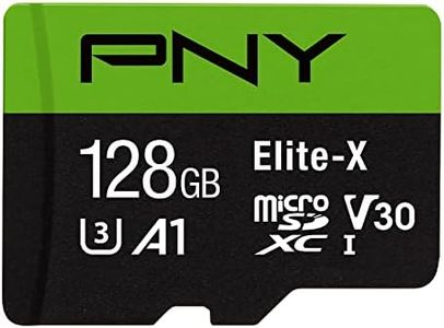 PNY 128GB Micro SDXC Elite-X Flash Memory Card