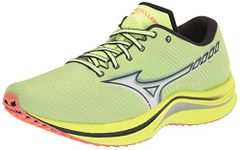 Mizuno Men's Wave Rebellion Running Shoe, Neo Lime, 10