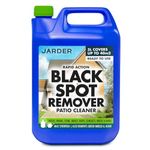 Jarder Rapid Action Black Spot Remover Patio Cleaner for Stone, Block Paving, Concrete, Paths, Steps and More 5L