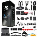 GoPro HERO12 - Waterproof Action Camera + 64GB Card and 50 Piece Accessory Kit