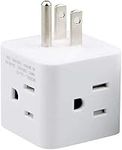 Power Plug 4 outlets Wall Strip Cub