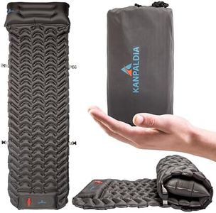 KANPALDIA Materassino Campeggio Autogonfiabile con Cuscino - Trasformato in Schienale - Materassino Trekking Ultralight - Materassino Gonfiabile Campeggio. (ULTRA LIGHT)