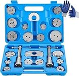 DASBET 24pcs Heavy Duty Disc Brake Caliper Tool Set and Wind Back Kit for Brake Pad Replacement