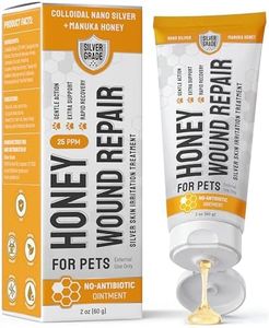 Dog Wound Care with Honey & Colloidal Silver for Scratches & Skin Irritations – Horse & Dog Hot Spot Treatment Gel Works as Honey Rapid Wound Repair – for All Pet Ages & Breeds – 2-Oz Tube